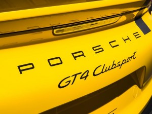 Porsche Cayman GT4 CLubsport
