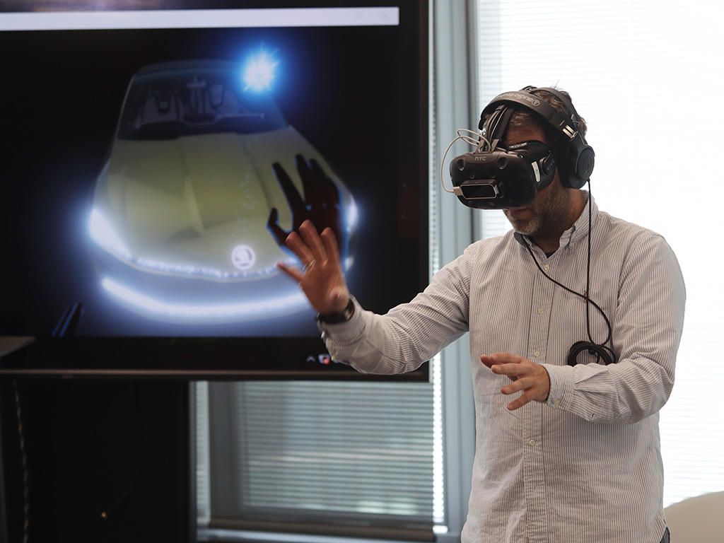 Presentación en Realidad Virtual del Skoda Vision E