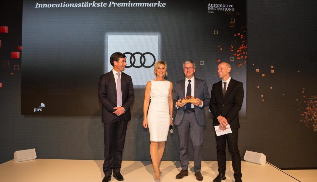Audi la marca más innovadora en el Automotive Innovations Award 2017