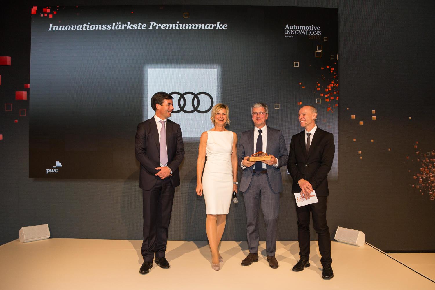 Audi la marca más innovadora en el Automotive Innovations Award 2017