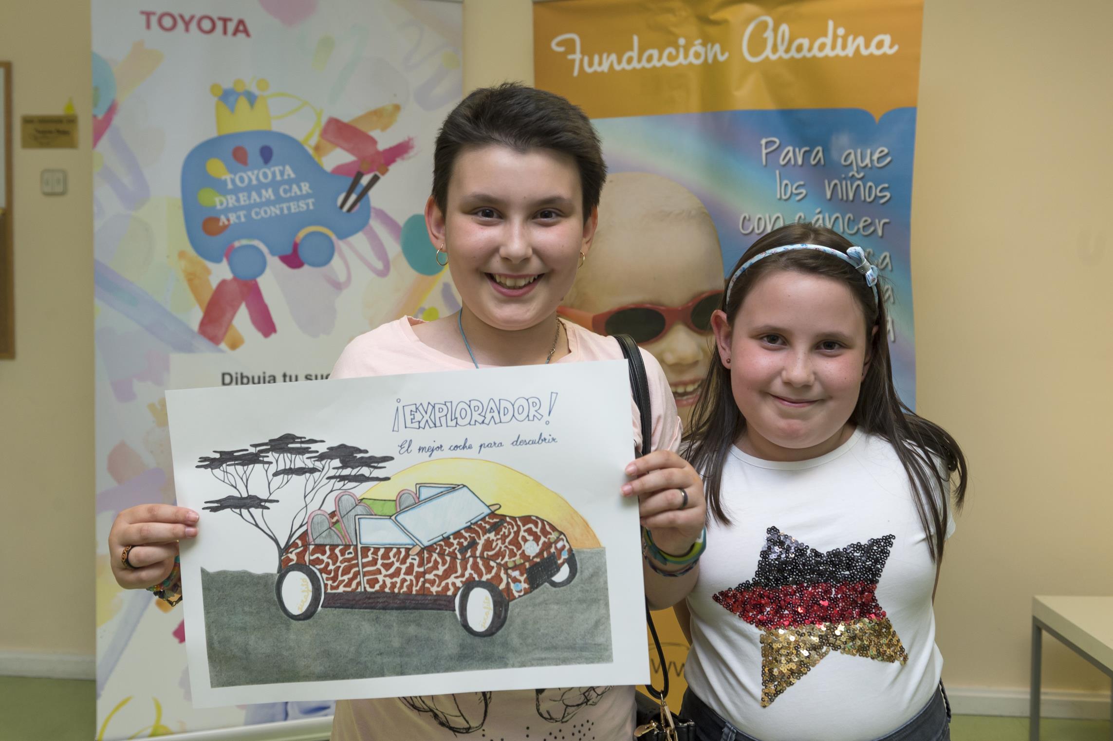 Los niños de la Fundación Aladina protagonistas del Toyota Dream Car
