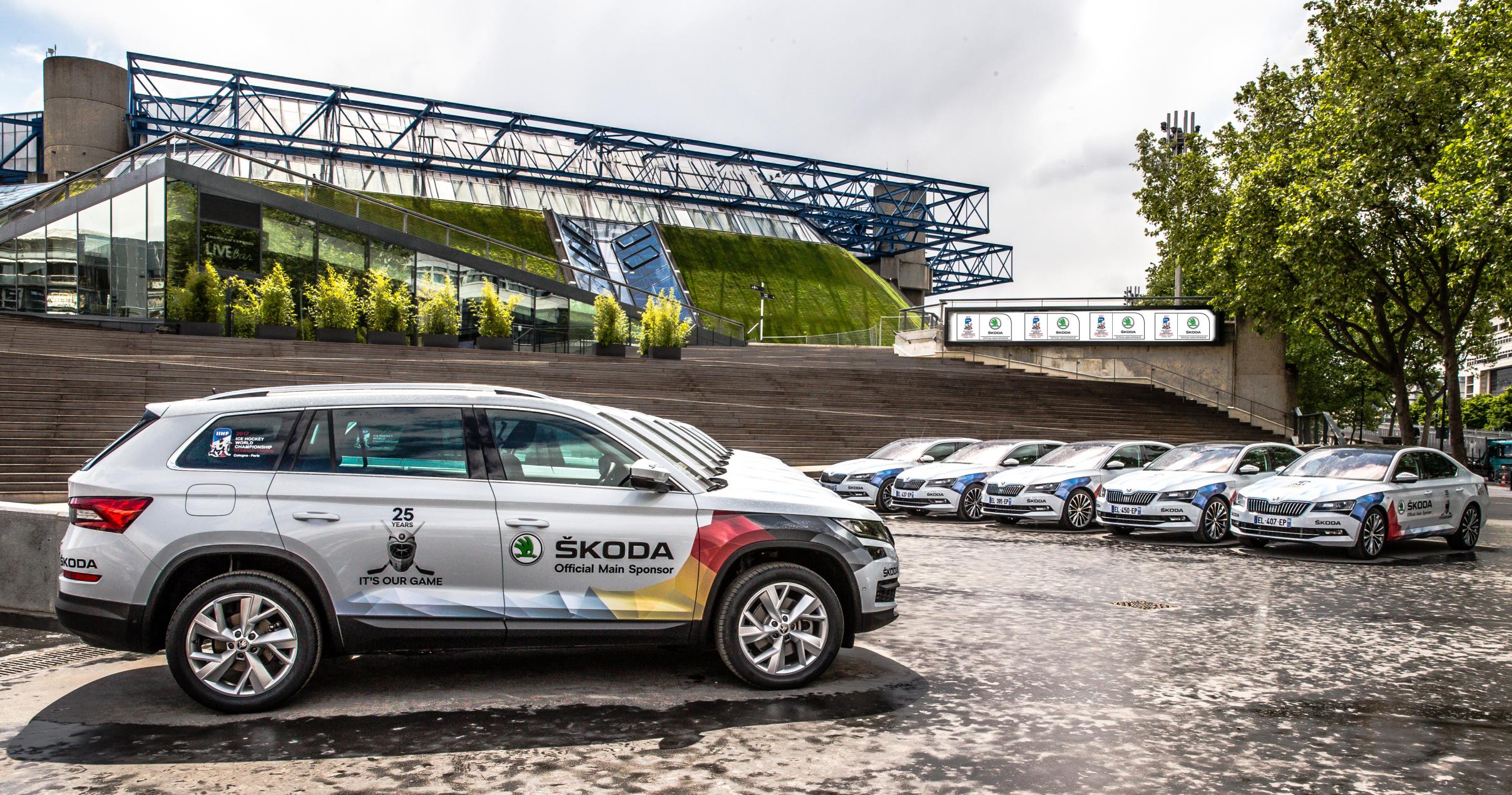 Škoda Sponsor y vehículo oficial de la IIHF