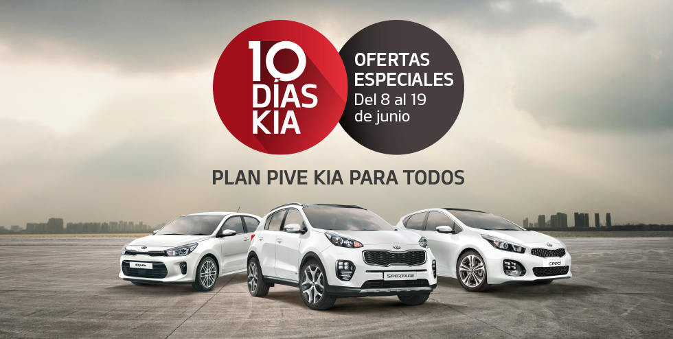 Llegan los 10 días KIA con espectaculares descuentos