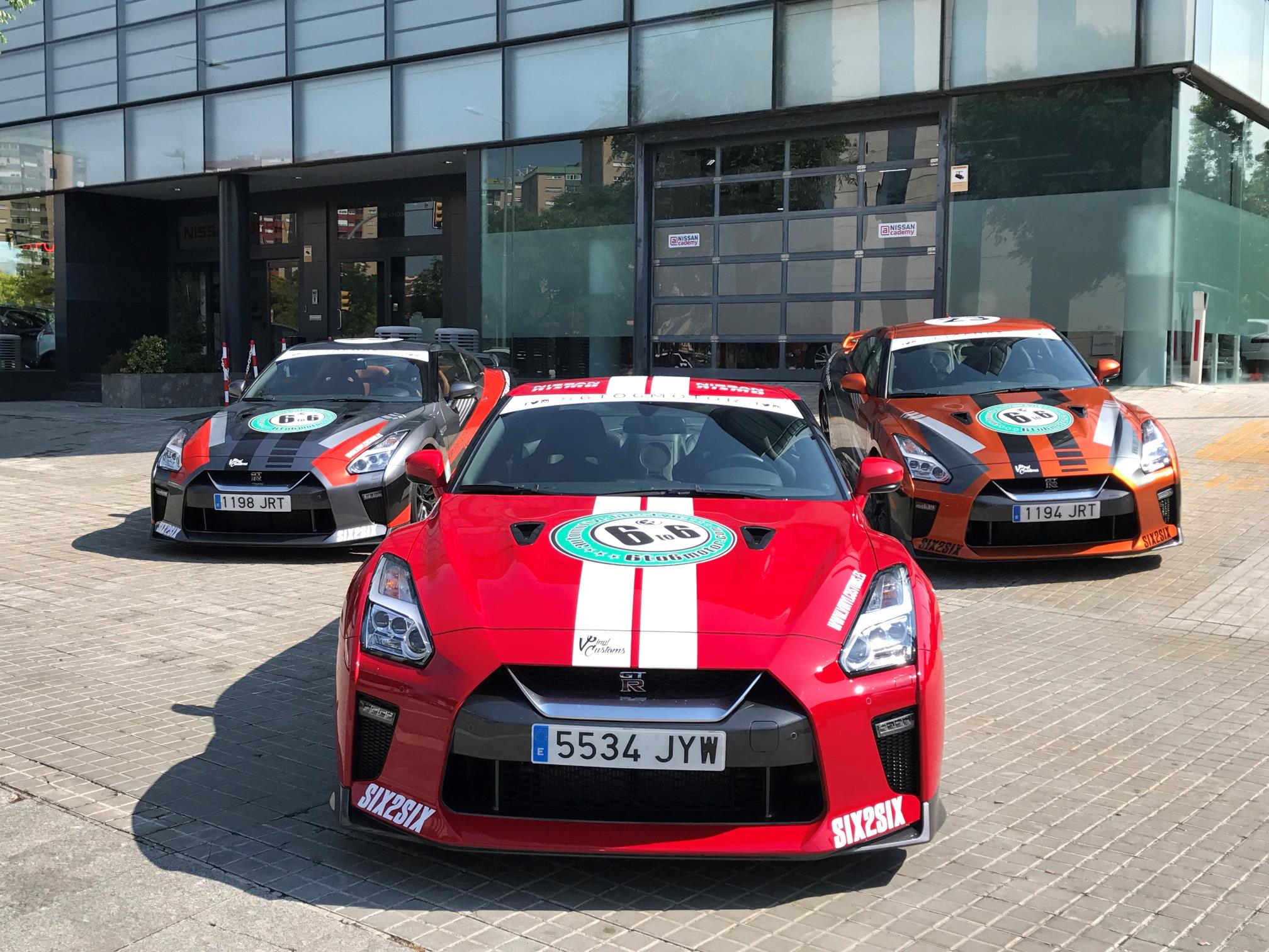 Nissan GT-R preparados para el 6To6 Europe Tour