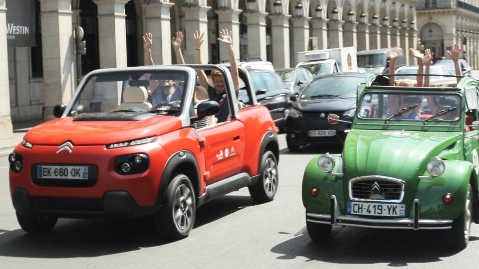 Descubrir París con el Citroën e-Mehari