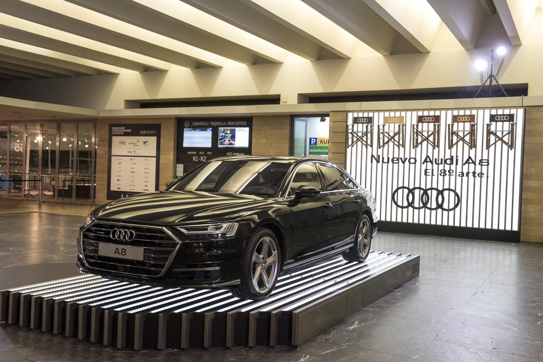 El nuevo Audi A8 estrella en el Festival de San Sebastián