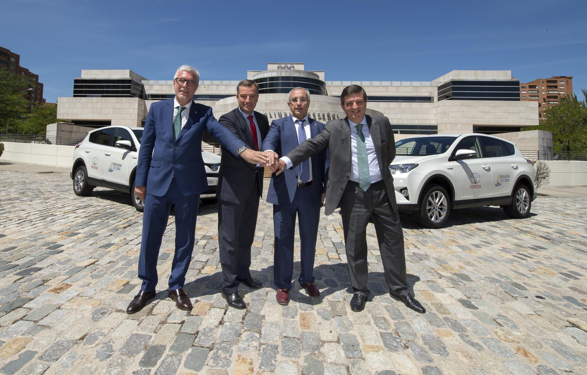 Toyota, vehículo oficial de los Juegos del Mediterráneo 2018