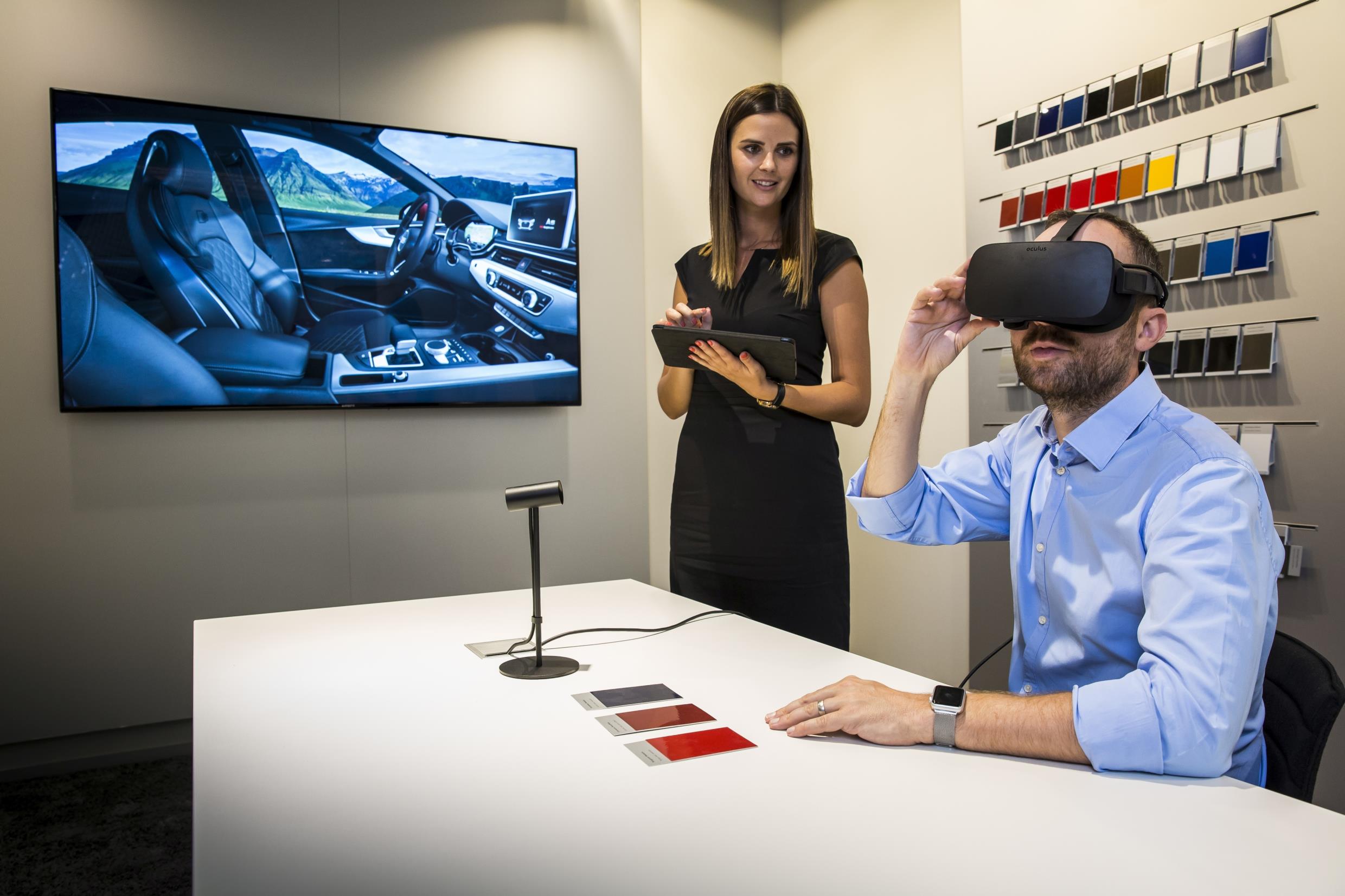 AUDI utiliza realidad virtual en sus concesionarios