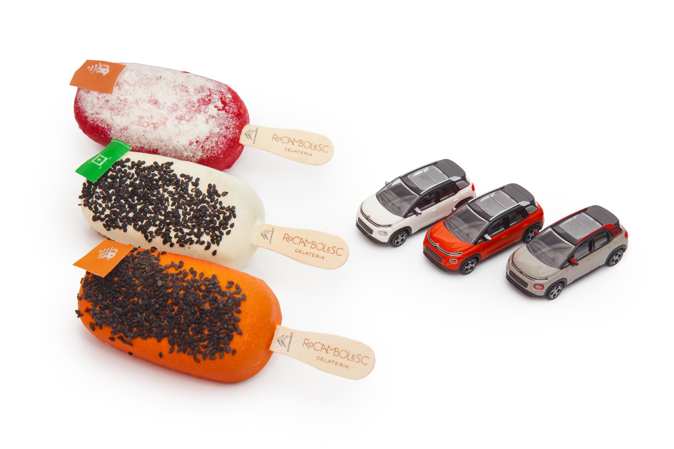 Edición Limitada de Helados By Jordi Roca basados e el Citroën C3 Aircross