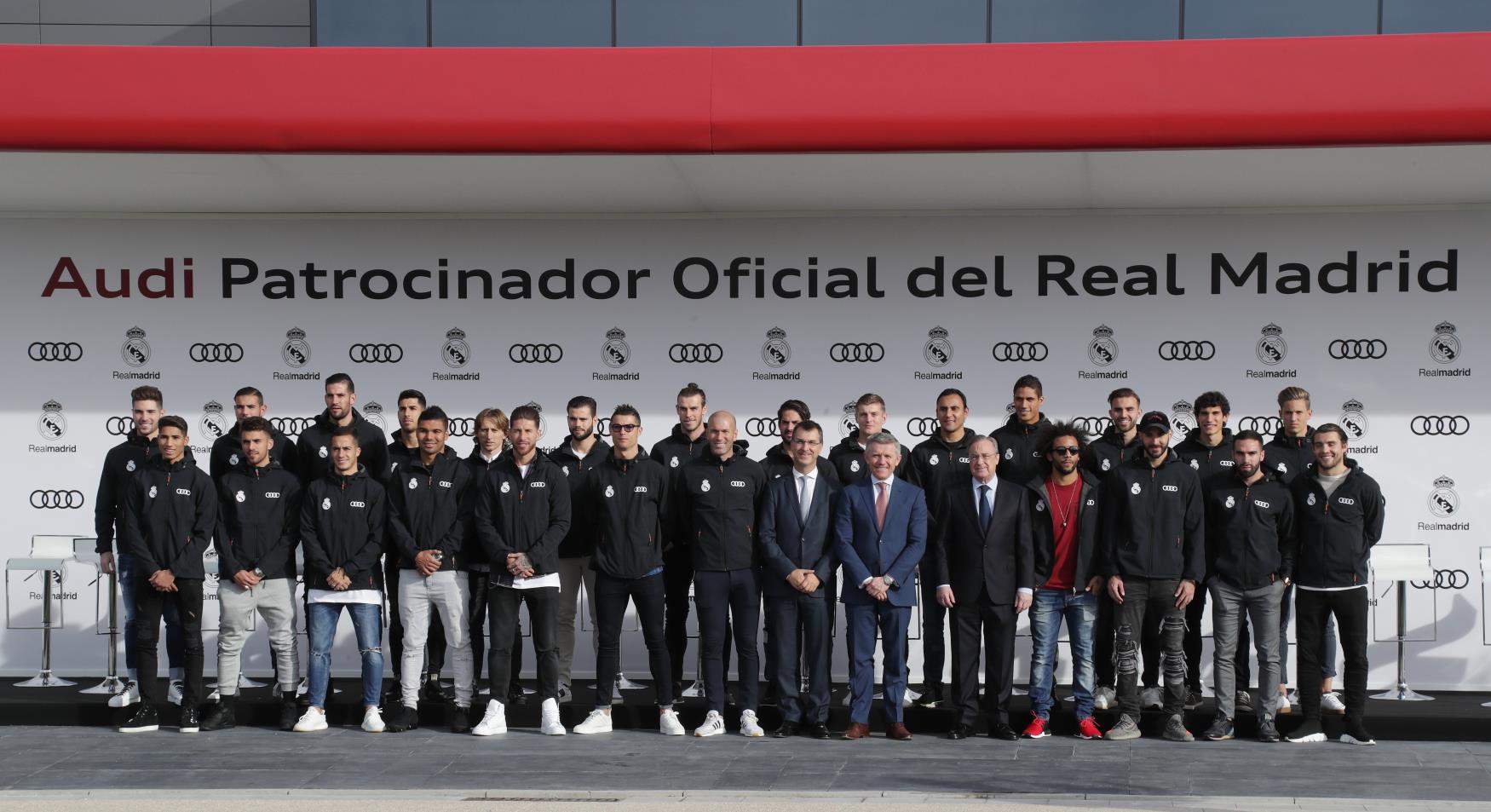 Los jugadores del Real Madrid escogen sus AUDI