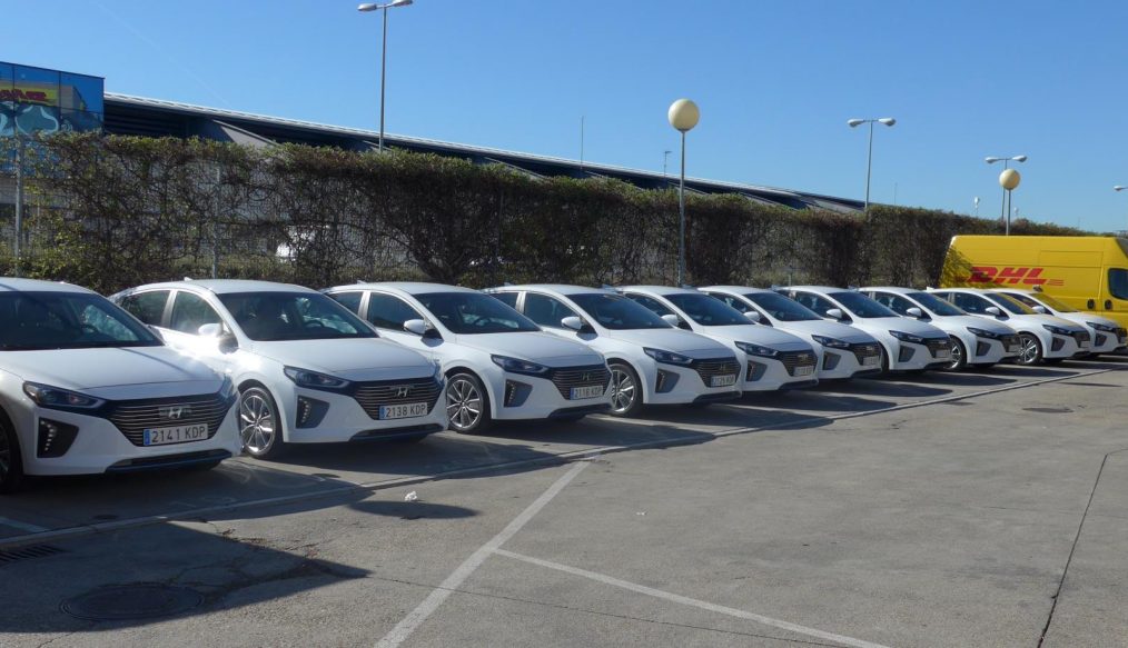 Hyundai entrega 48 Ioniq híbridos a DHL