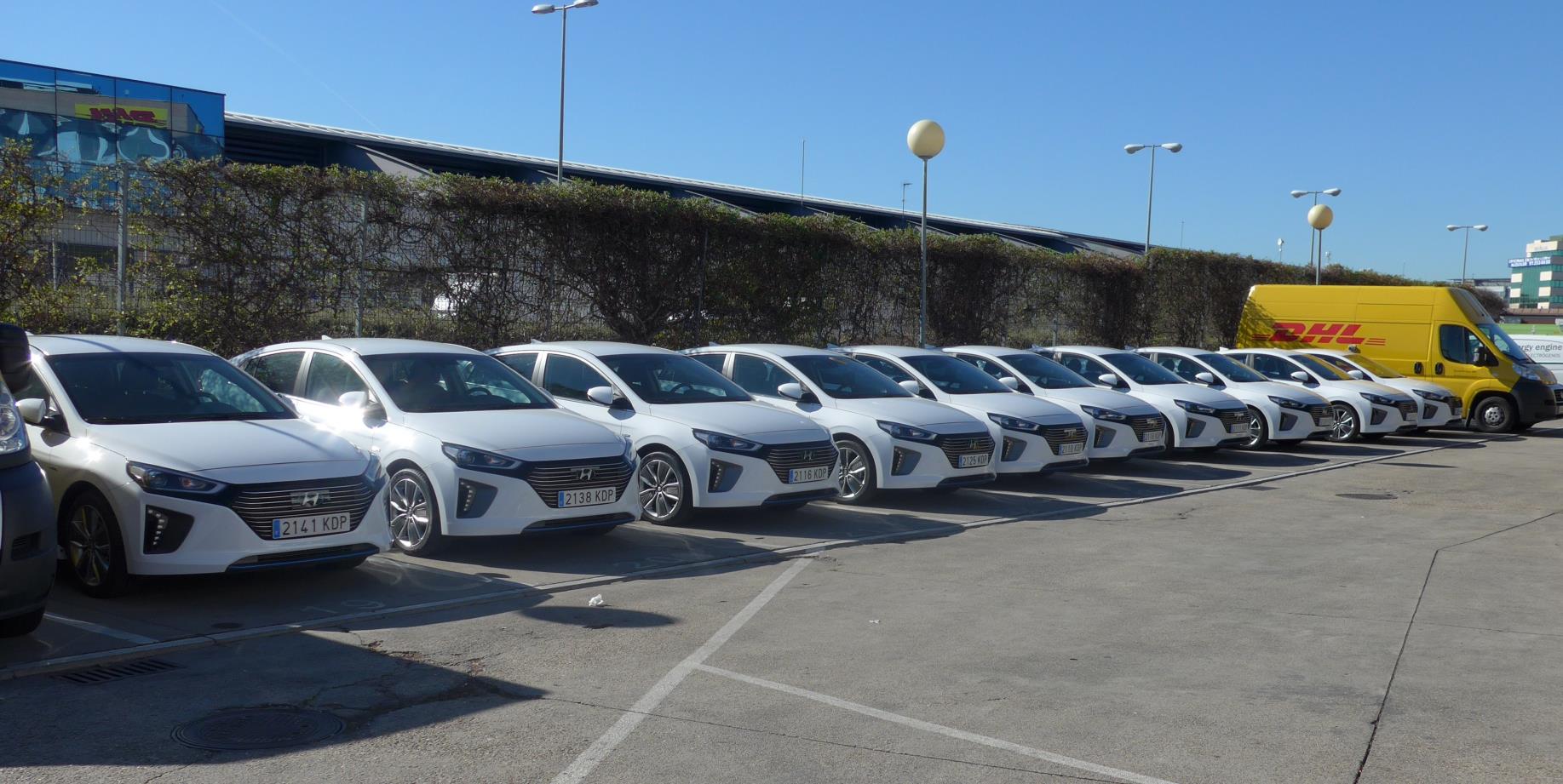 Hyundai entrega 48 Ioniq híbridos a DHL