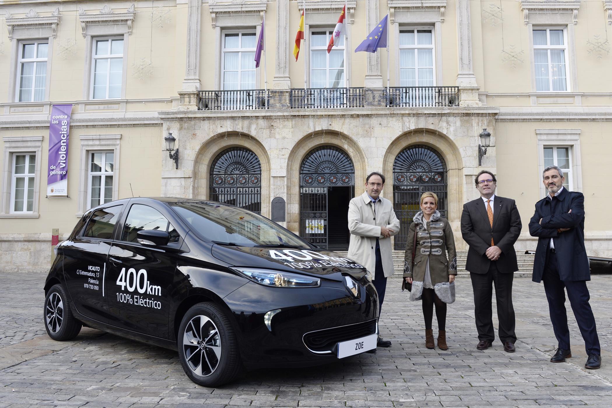 Nuevo Renault ZOE Z.E. 4.0 en el Ayuntamiento de Palencia