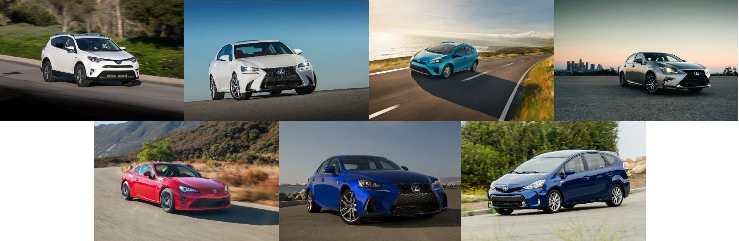 7 de los 10 modelos más fiables en EEUU son del Grupo Toyota