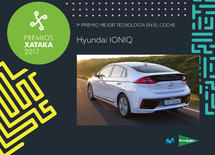 Hyundai Ioniq, Mejor Coche en Tecnología en los premios Xakata 2017