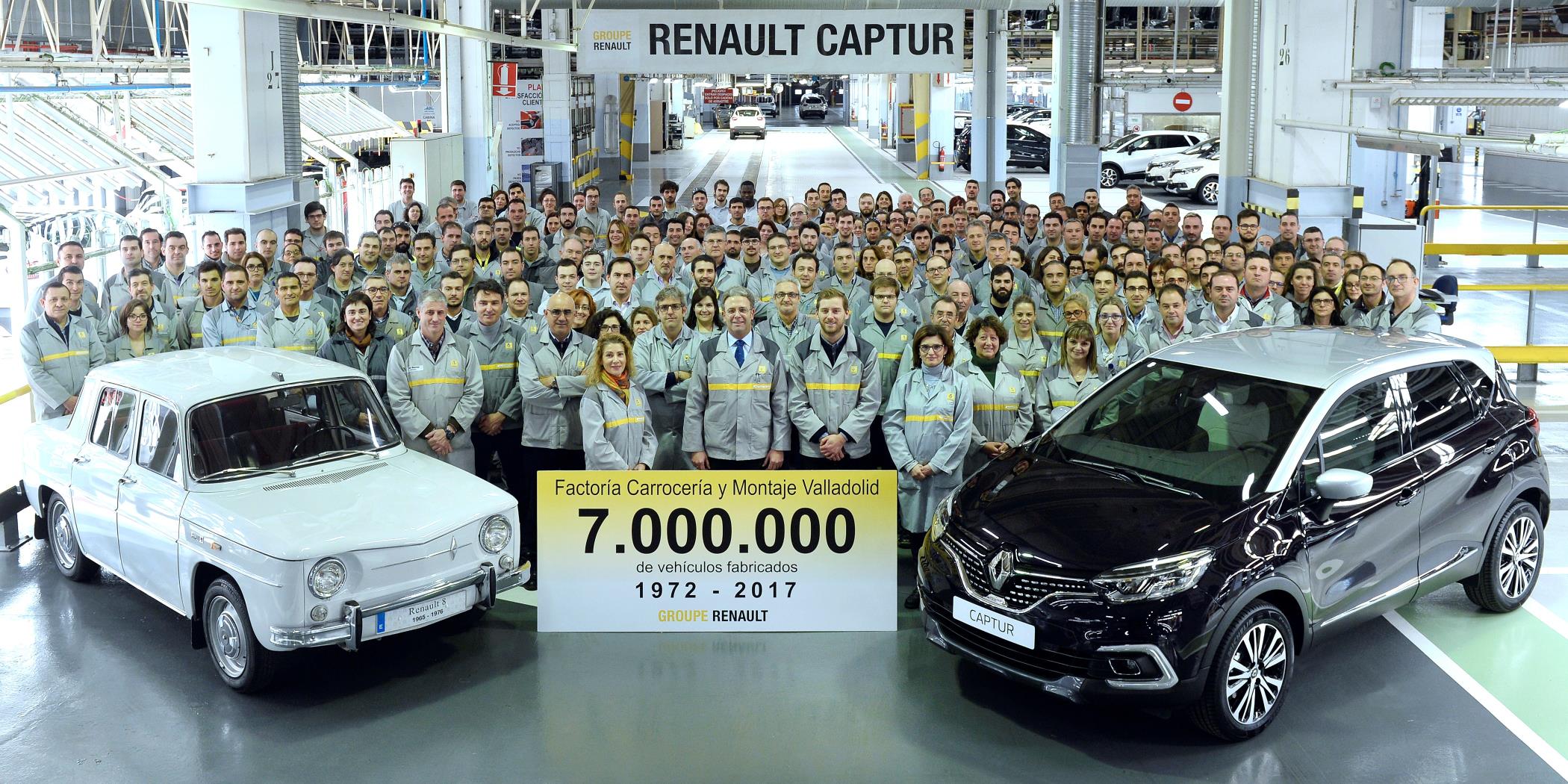 La factoría de Carrocería y Montaje de Renault en Valladolid ha fabricado el vehículo siete millones