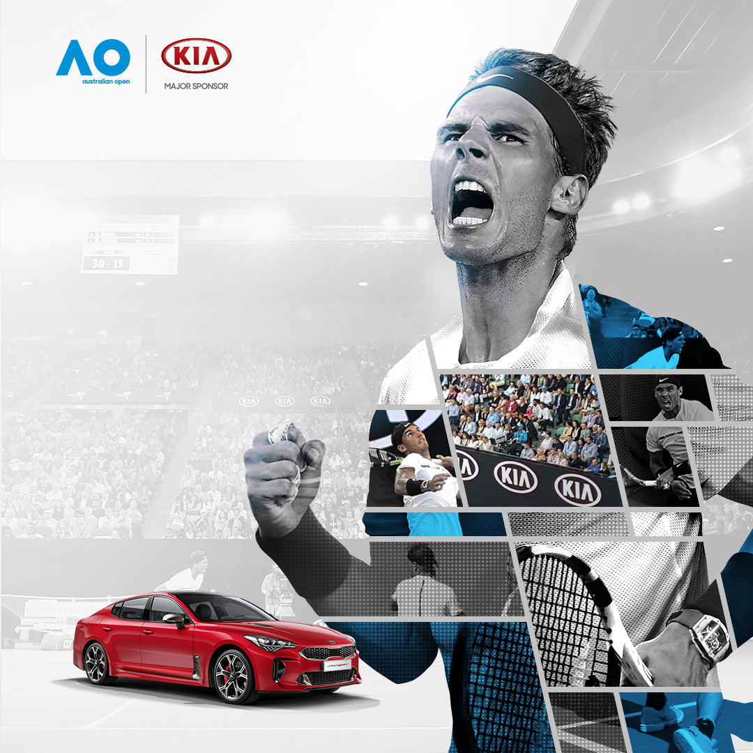 Kia ha anunciado la ampliación de su acuerdo de patrocinio del Open de Australia