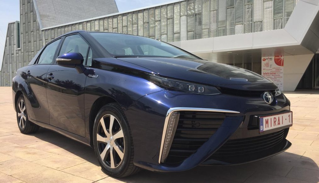 Toyota Mirai en España con motivo del EHEC 2018