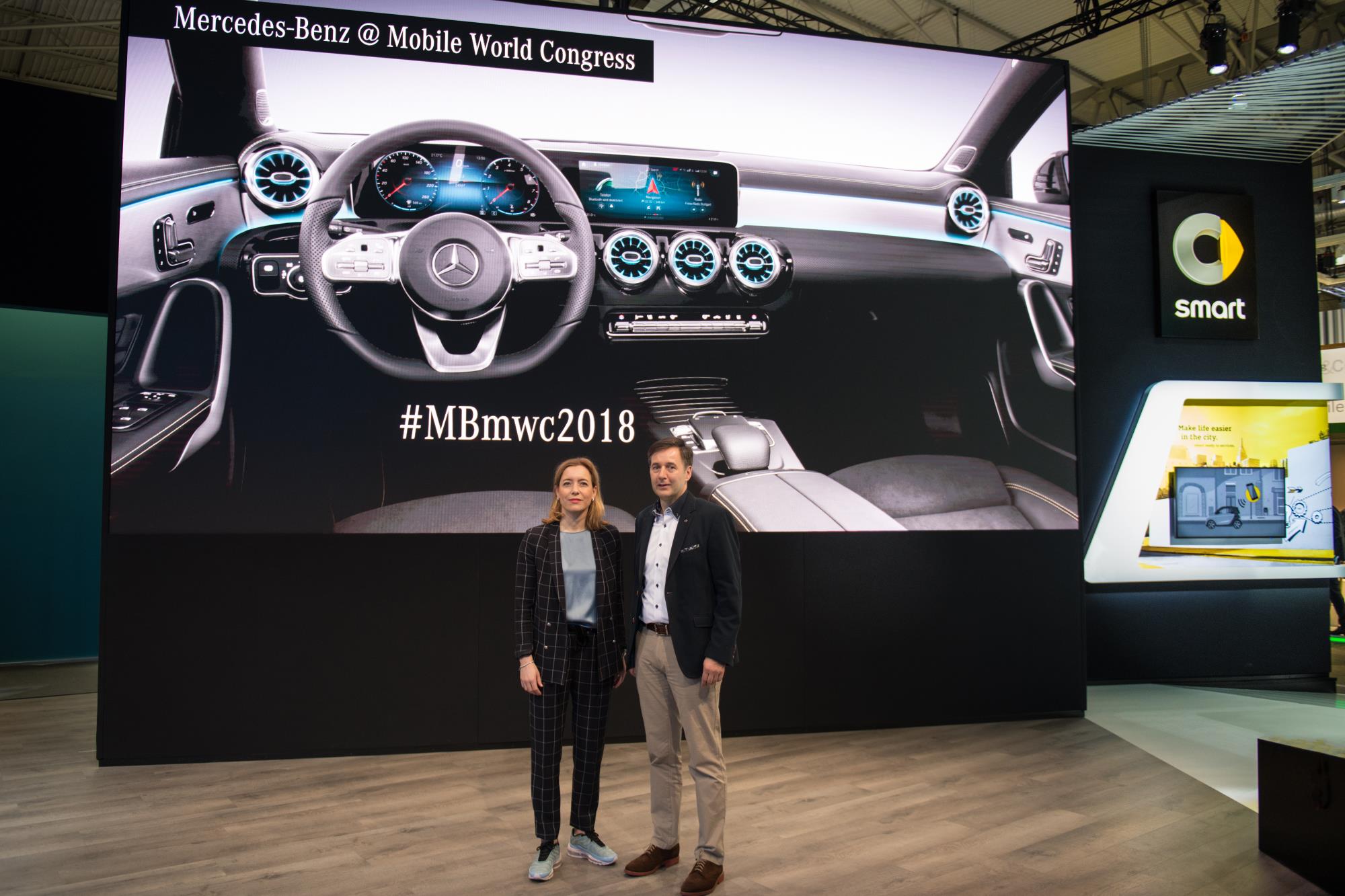 Mercedes Benz en el Mobile World Congress