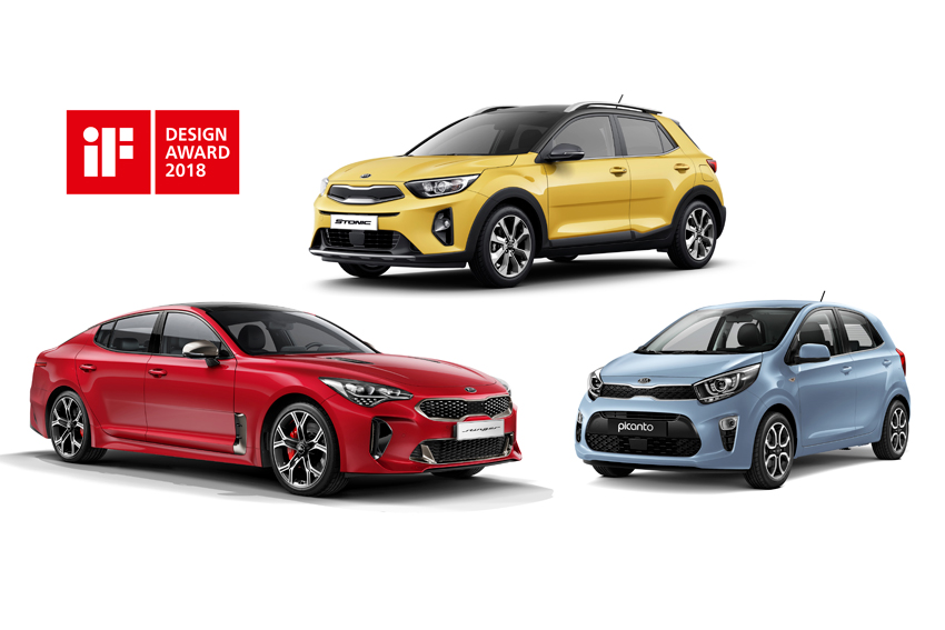 Kia Motors ha logrado tres galardones en los prestigiosos IF design Awards