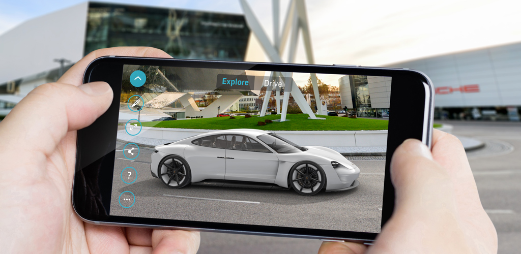 Porsche presenta la aplicación ” Porsche Mission E realidad aumentada”
