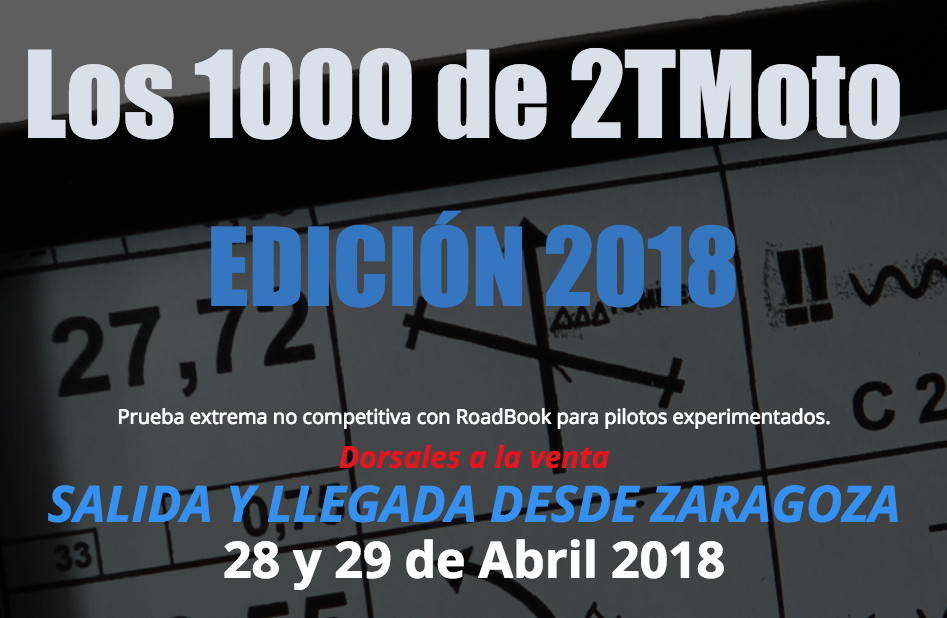 Los 1000 de 2TMoto edición 2018