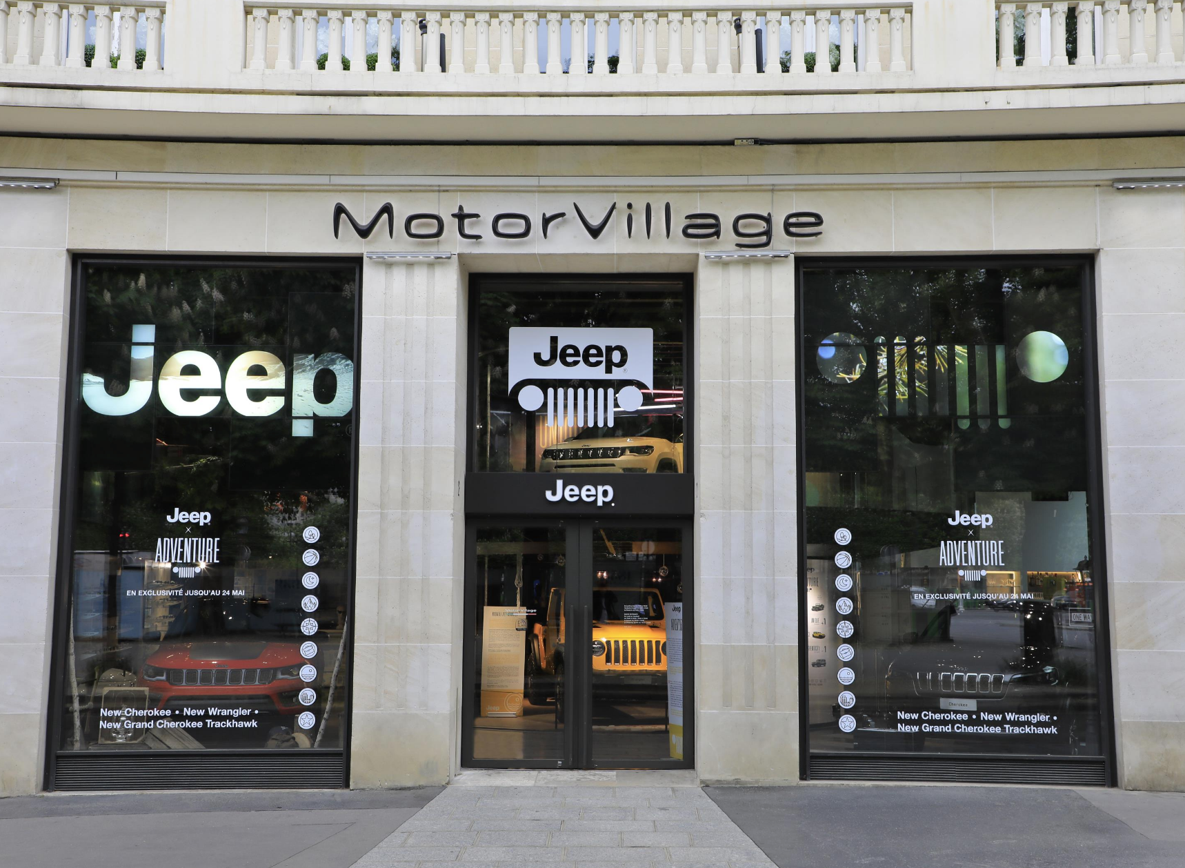 Se inaugura la Jeep Adventure en París