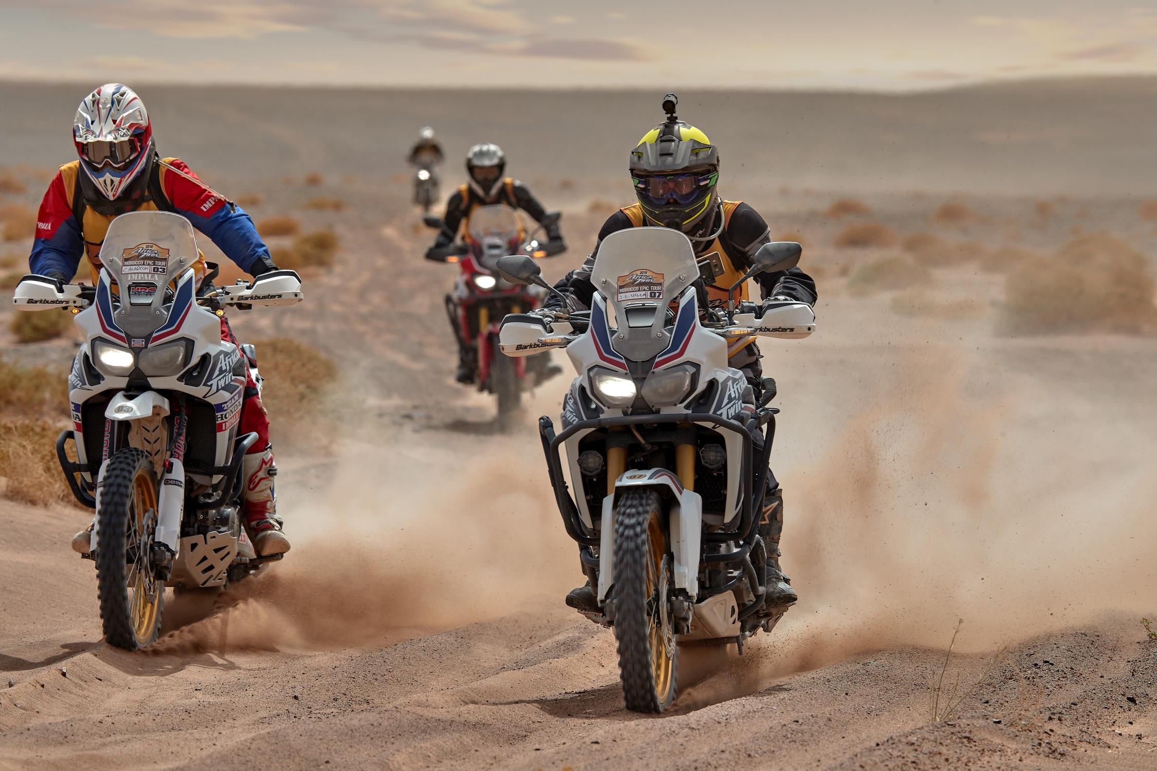 Éxito rotundo del II Africa Twin Epic Tour