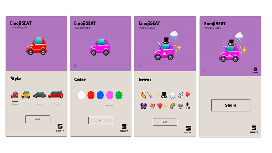 SEAT configura tu coche con emoticonos