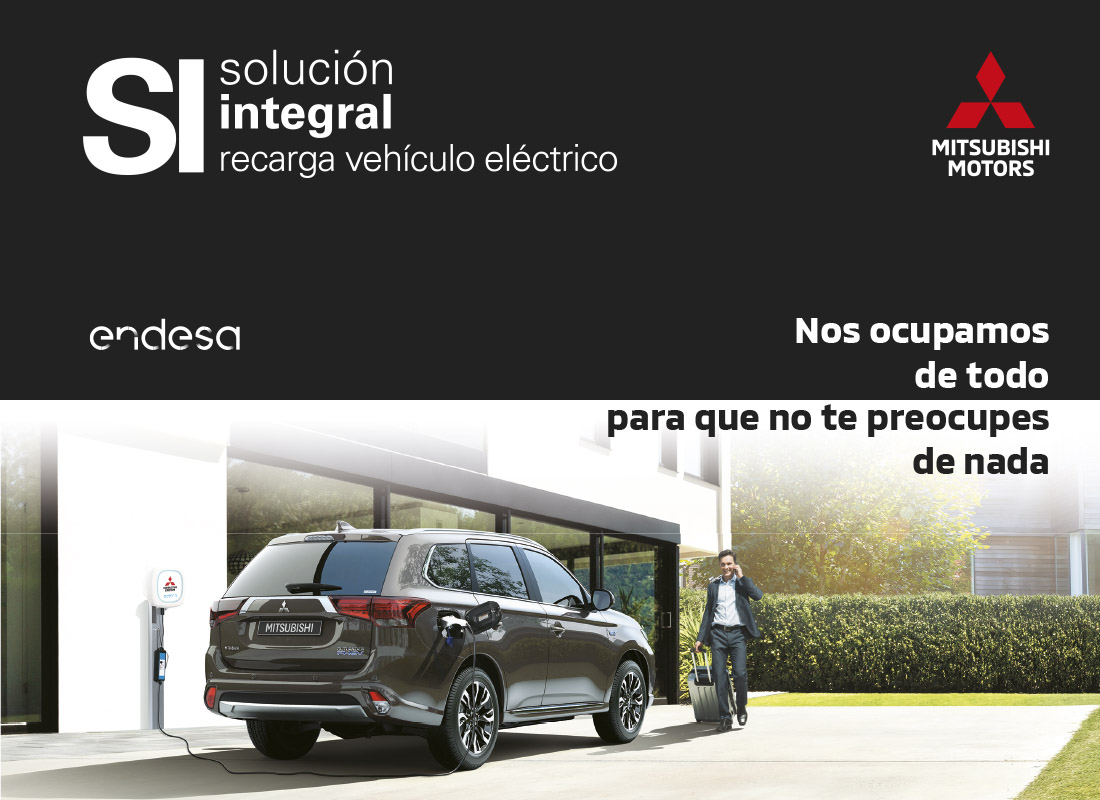 Mitsubishi y Endesa firma un acuerdo para que no necesites ir a la gasolinera