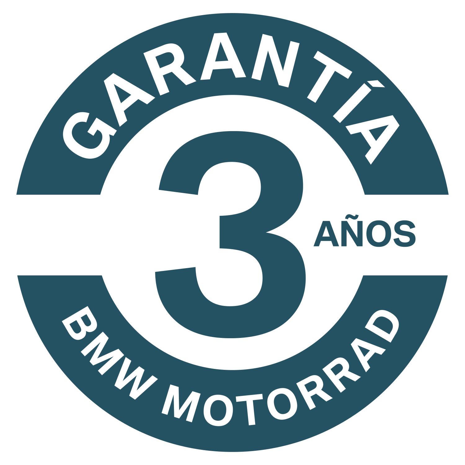 La garantía comercia de BMW Motorrad es de 3 años