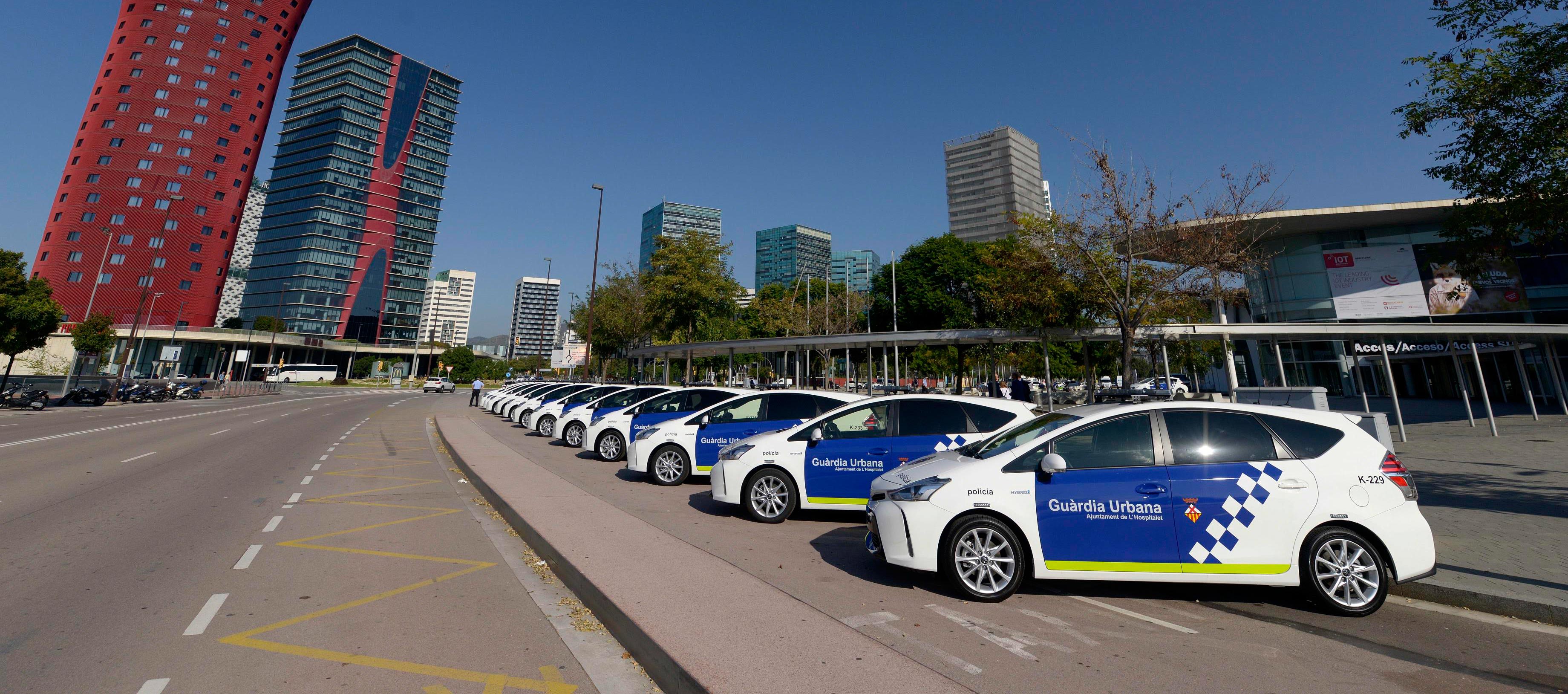 18 Híbridos de Toyota para la Guardia Urbana de L'Hospitalet