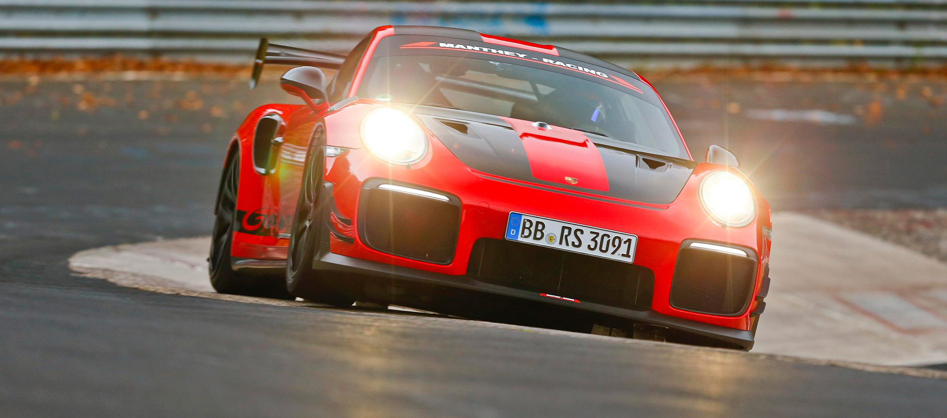 Porsche GT2 RS MR nuevo récord en el circuito de Nürburgring