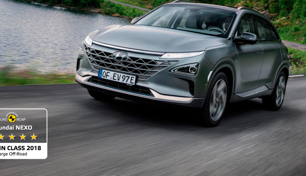 Hyundai NEXO galardonado como el Mejor de su categoría en EuroNCAP