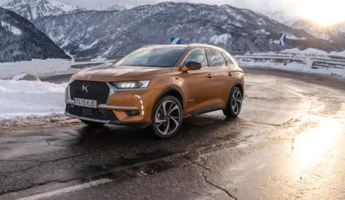 DS7 Crossback a prueba en las pistas forestales del valle de Arán