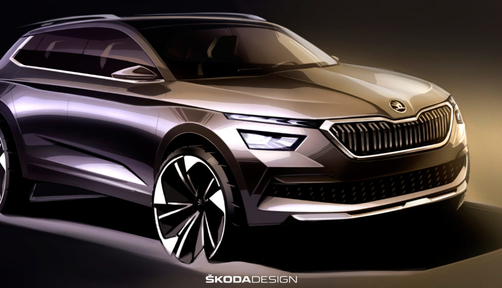 Primeros bocetos del nuevo ŠKODA KAMIQ