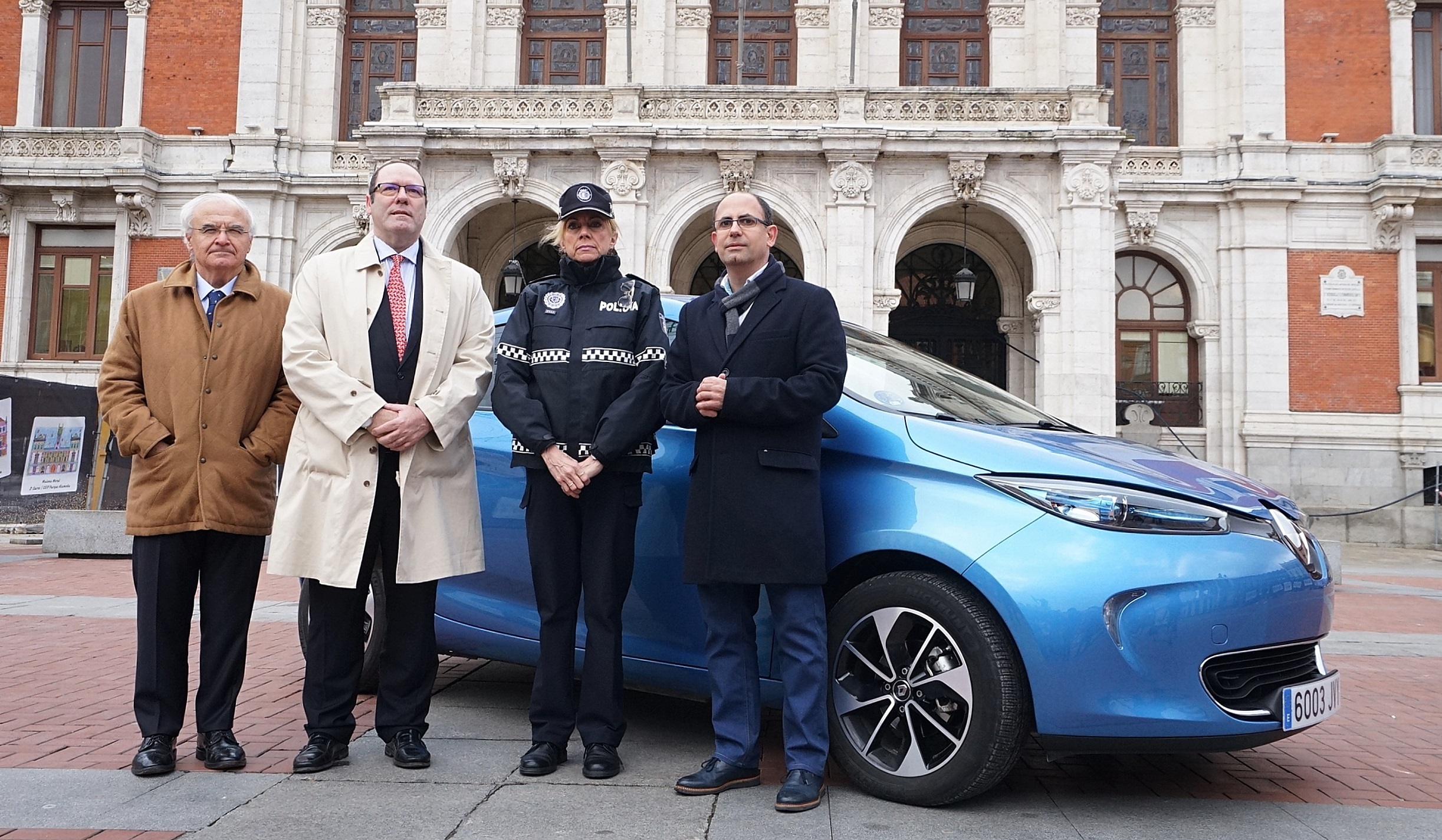 Renault entrega un ZOE a la Policía Municipal de Valladolid