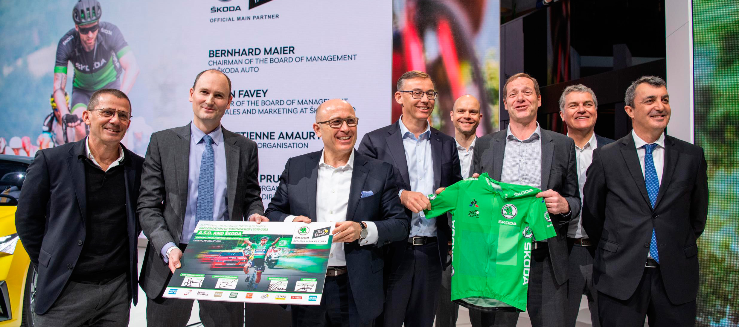 Skoda sigue apoyando el ciclismo con su compromiso con el Tour de Francia y La Vuelta