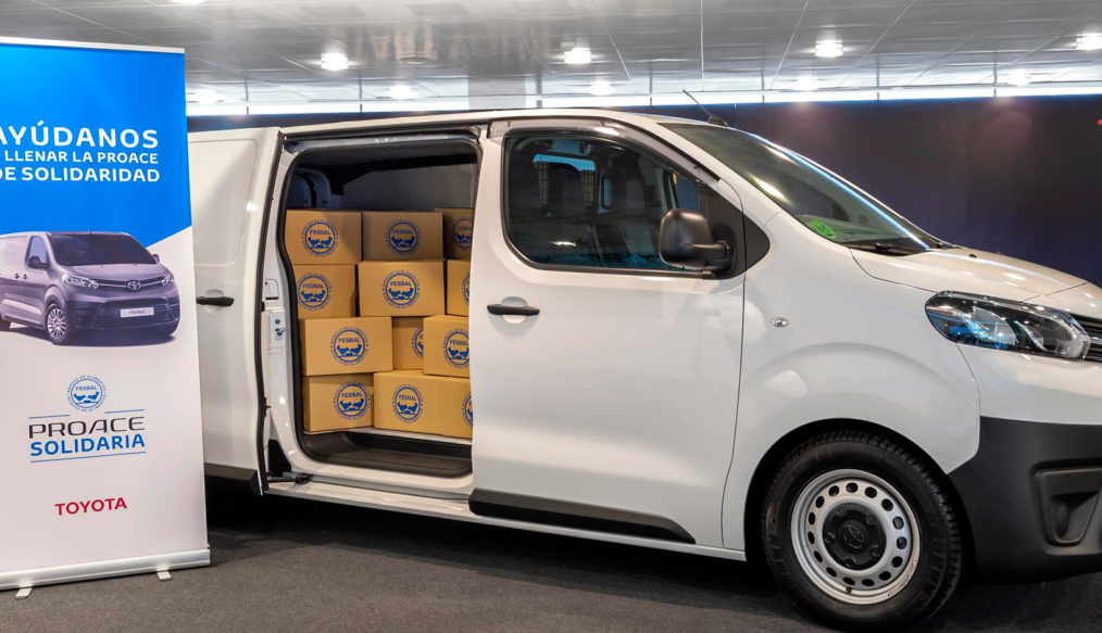 Los Concesionarios de Toyota recogen más de 10 toneladas de alimentos