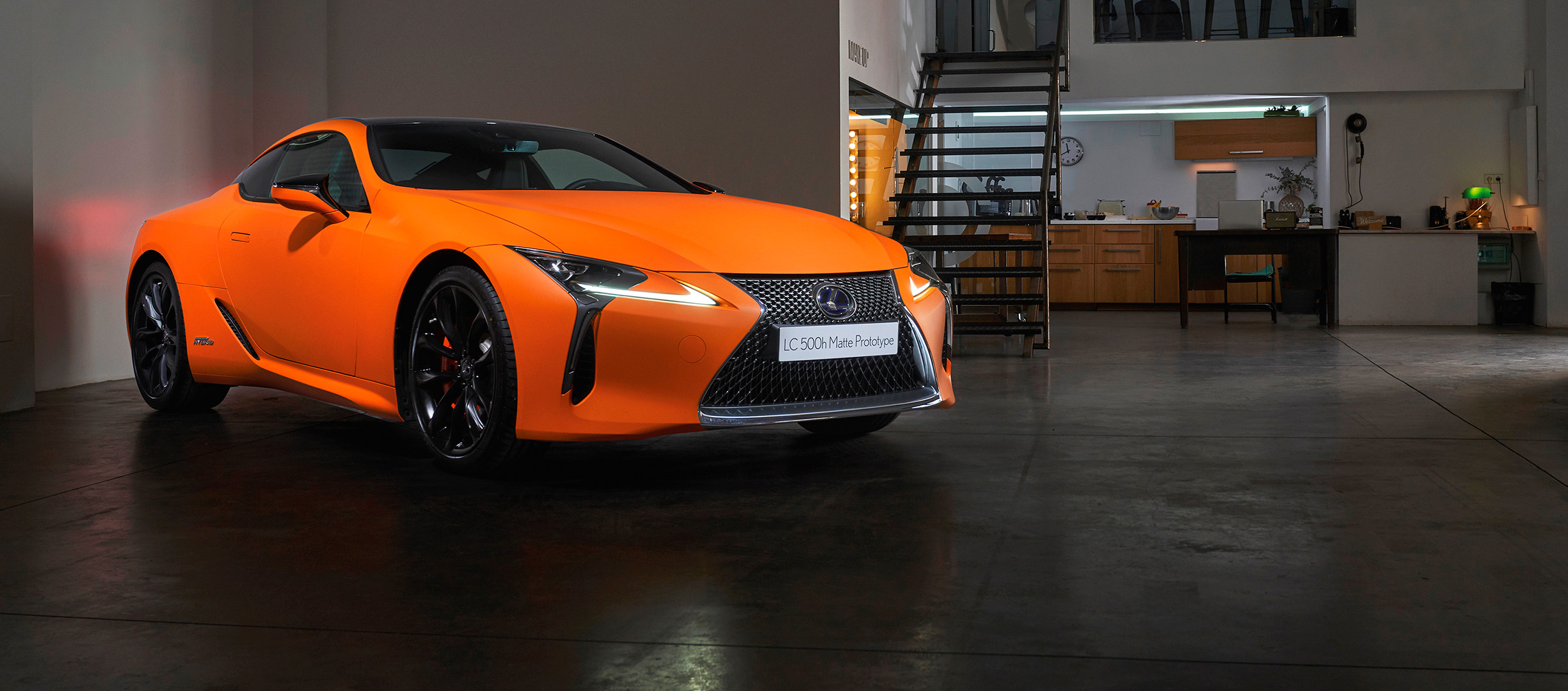 Lexus LC 500h Matte Prototype presentado en Barcelona