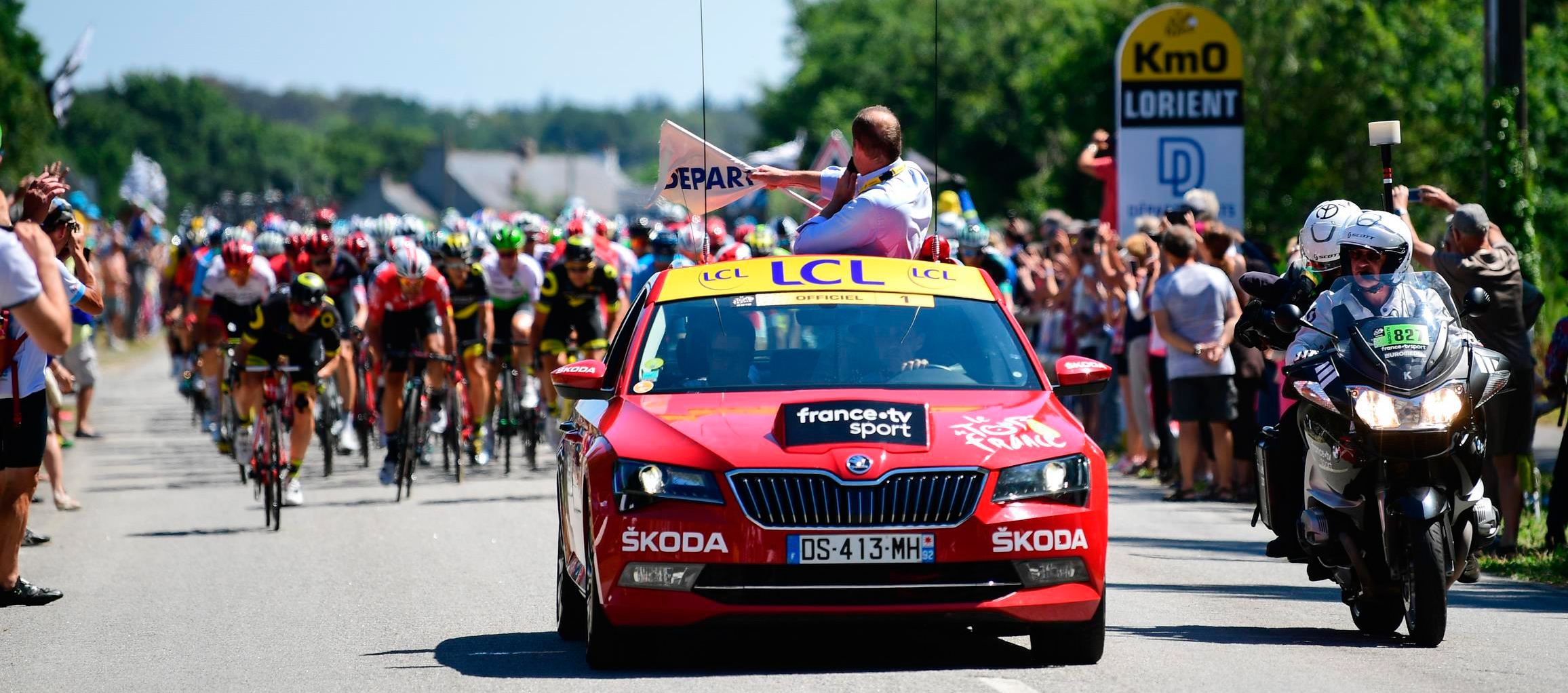 SKODA patrocinador oficial del Tour de Francia 2019