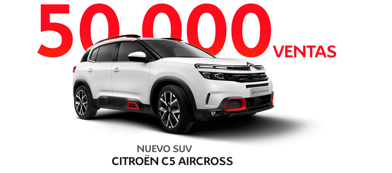 Citroën C5 Aircross supera las 50.000 unidades vendidas