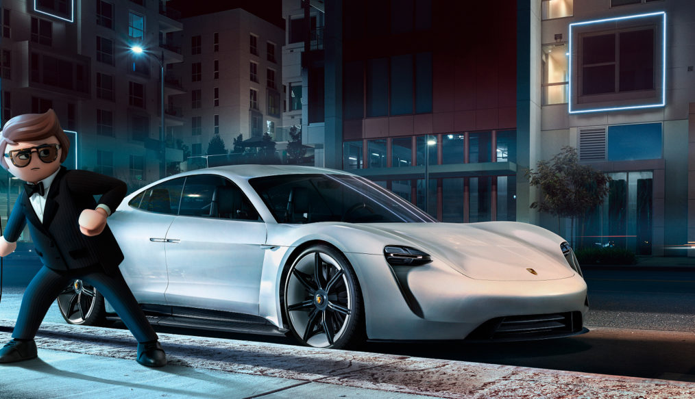 Porsche Mission E coche del agente secreto Rex Dasher
