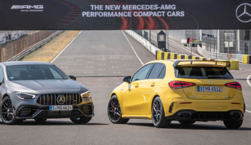 Mercedes-AMG A 45 y A 45S 4MATIC+ sorprenden por su deportividad