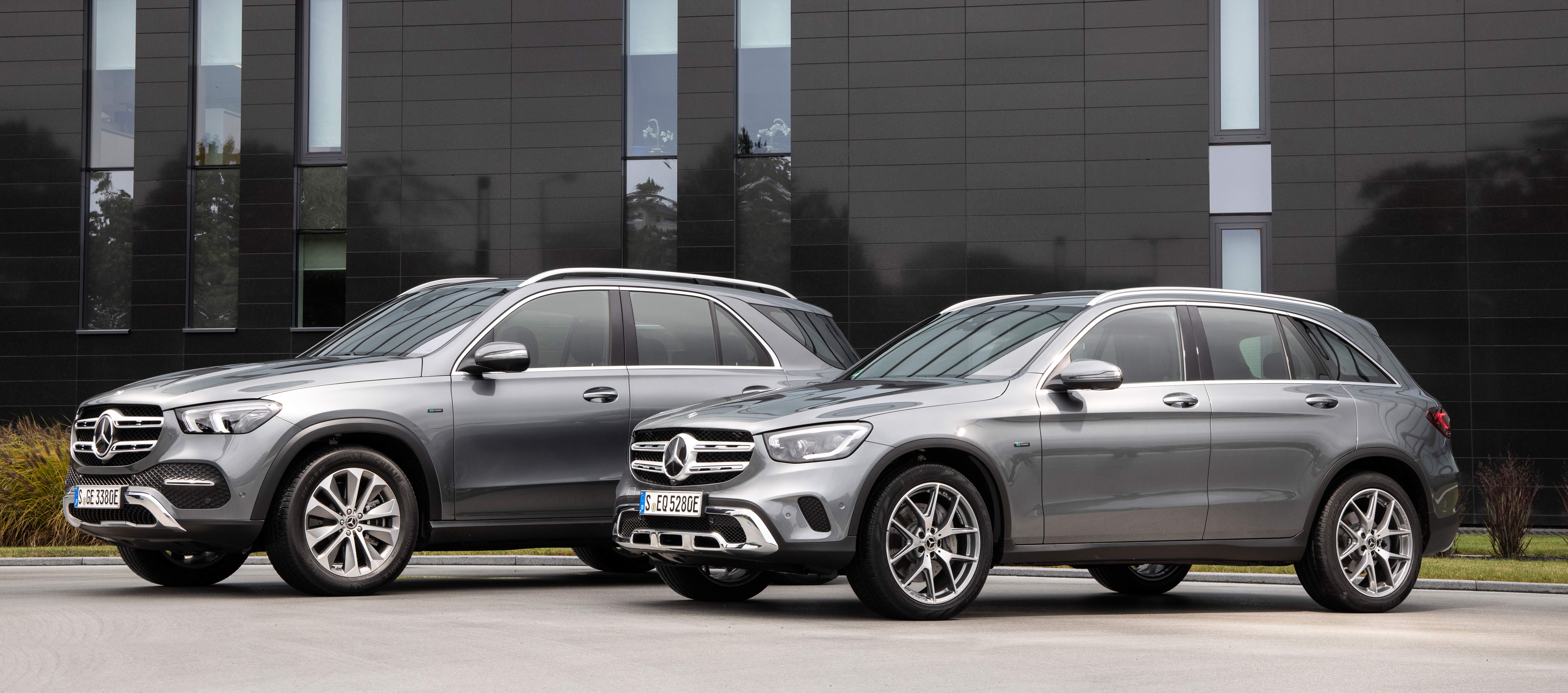 Mercedes-Benz GLE 350 DE 4MATIC y GLC 300 E 4MATIC PHEV