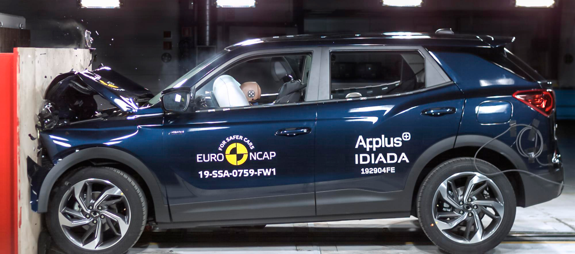 Ssangyong Korando 5 Estrellas en seguridad Euro NCAP