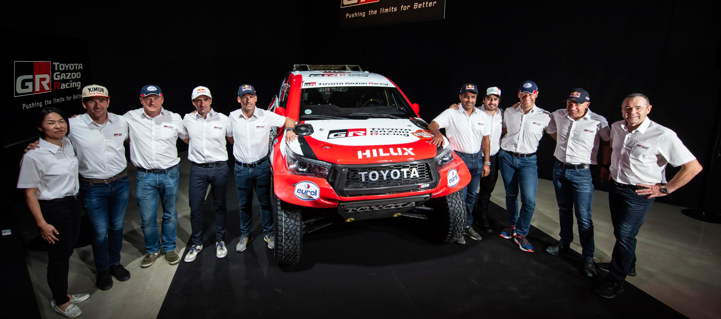 Toyota Gazoo Racing presenta su equipo para el Dakar 2020