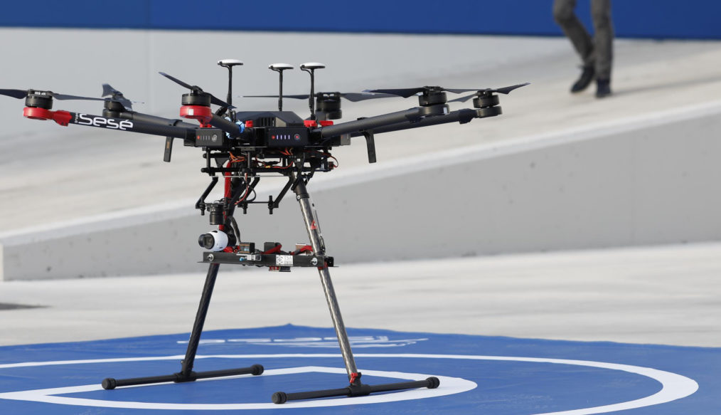 Drones nuevo uso para transportar piezas by SEAT