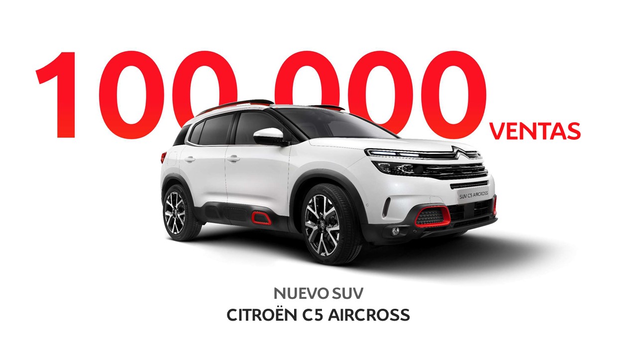 El Citroën C5 Aircross llega a las 100.000 unidades vendidas