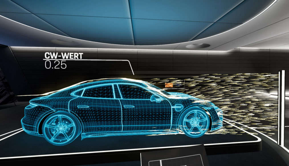 Porsche Taycan, enseñado mediante realidad virtual